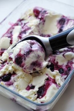 Blueberry Cheesecake Ice Cream. 'Nough said. 